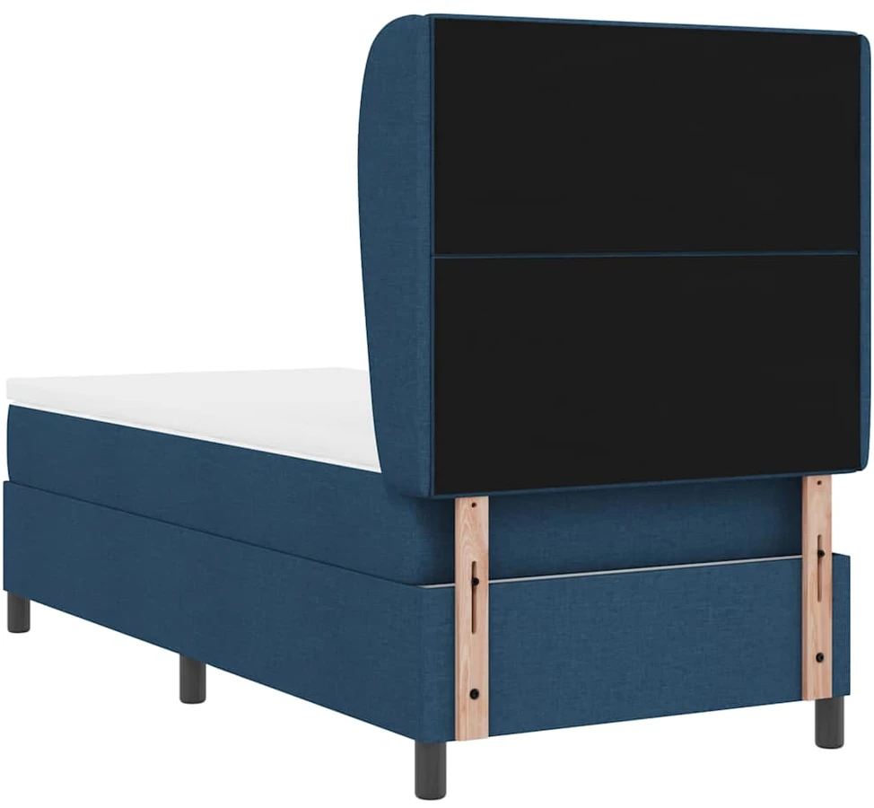 Kiemas lova su galvūgalio Mėlyna 80 x 200 cm audinys