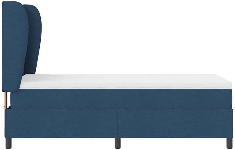 Kiemas lova su galvūgalio Mėlyna 80 x 200 cm audinys