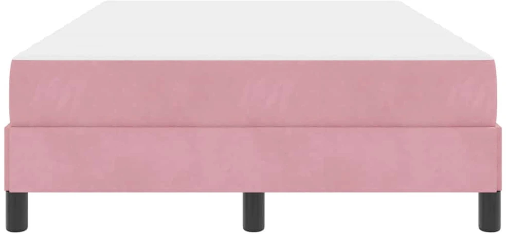 Kiemas lova su čiužiniu Rožinė 120 x 200 cm audinys