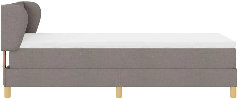 Kiemas lova su galvūgalio Tortora 80 x 200 cm audinys