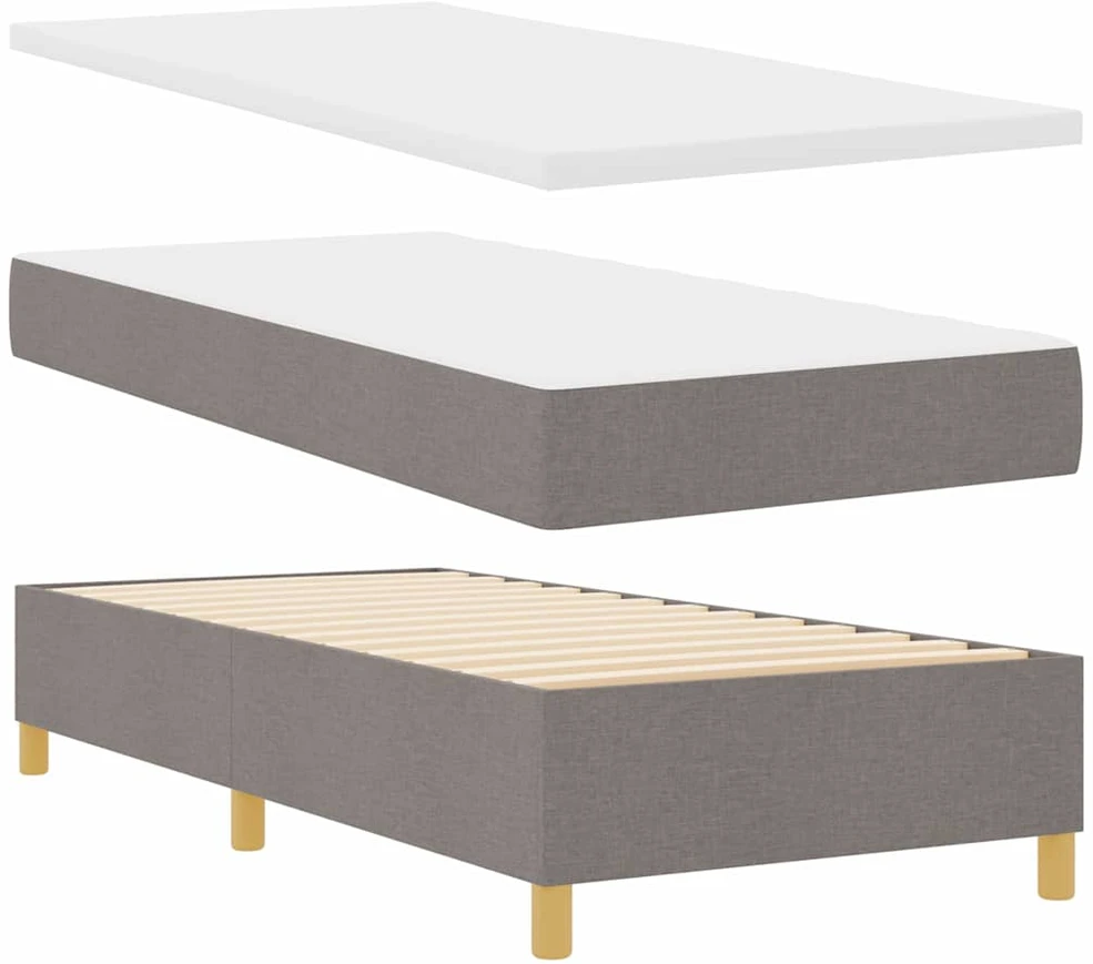 Kiemas lova su galvūgalio Tortora 80 x 200 cm audinys