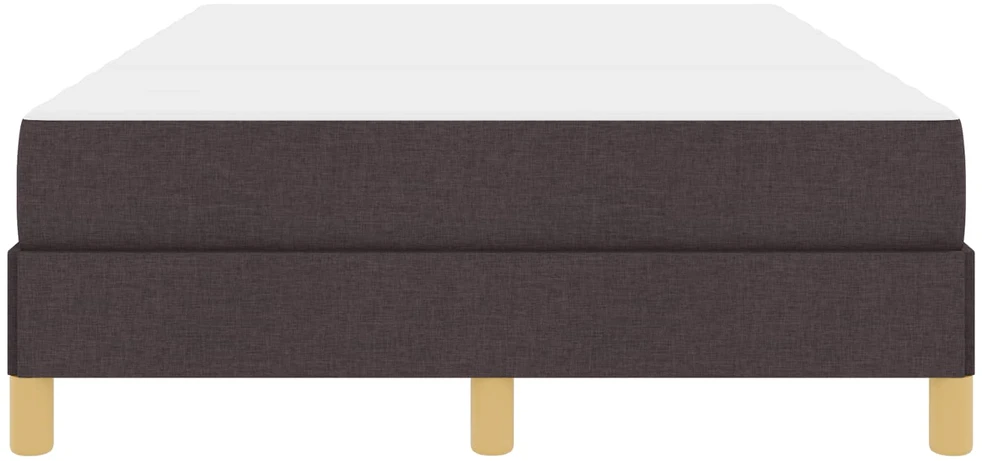 Kiemas lova su čiužiniu Tamsiai rudas 120 x 200 cm audinys
