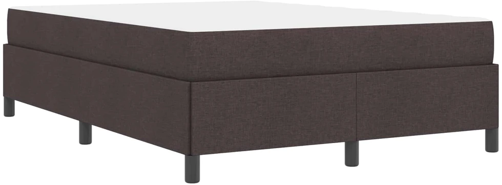 Kiemas lova Tamsiai rudas 140 x 190 cm audinys