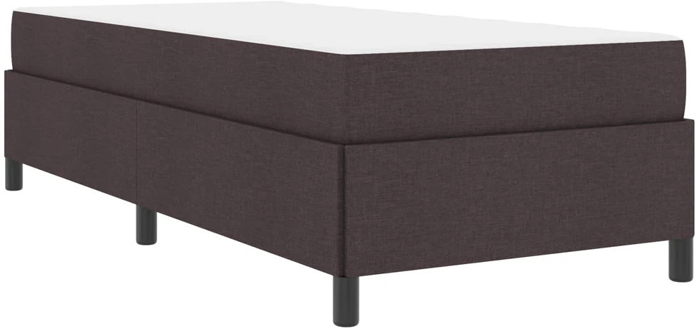 Kiemas lova Tamsiai rudas 90 x 190 cm audinys