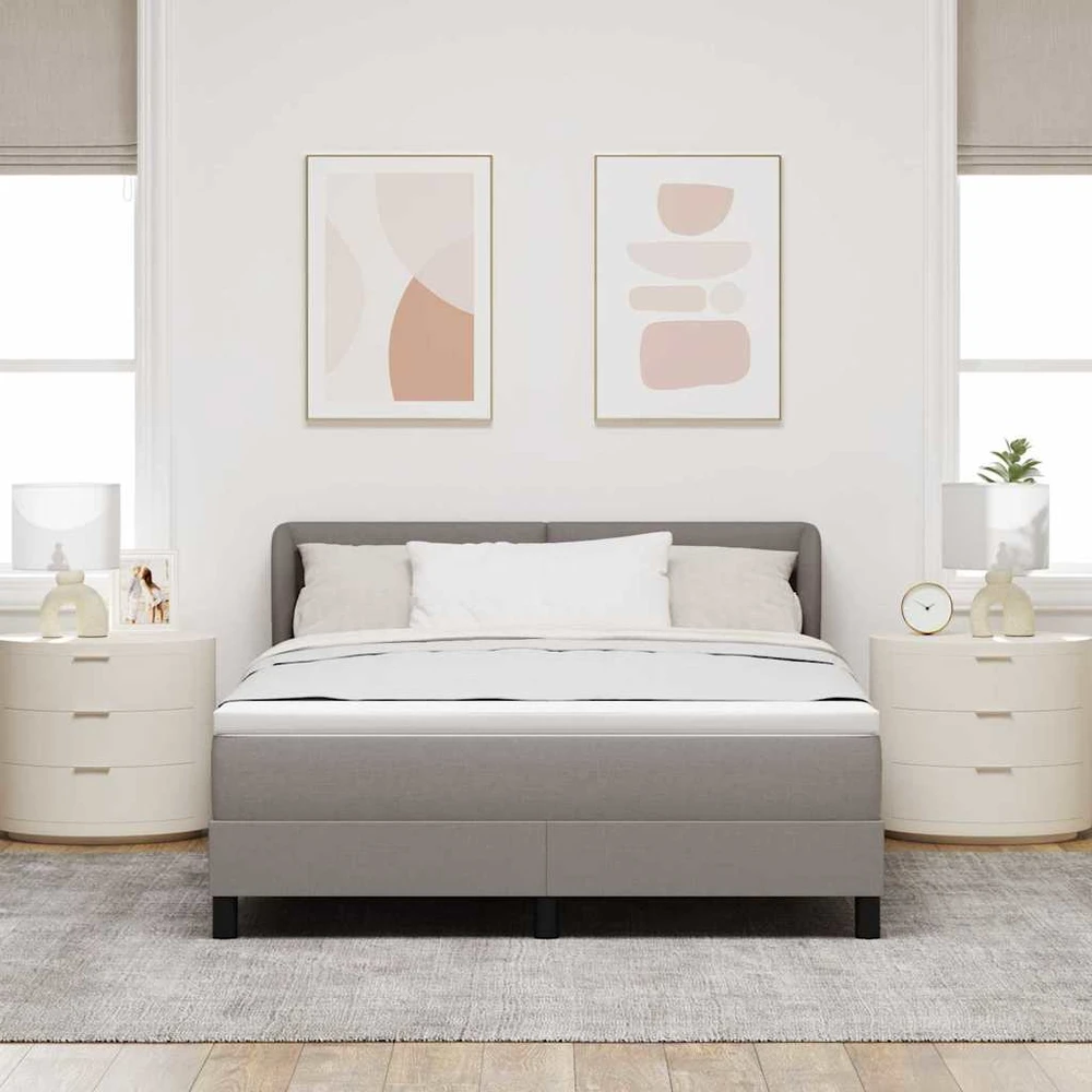 Kiemas lova su galvūgalio Tortora 160 x 200 cm audinys