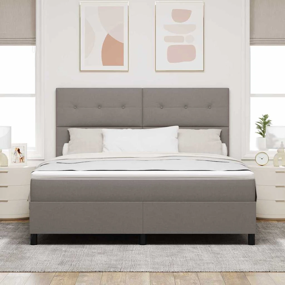 Kiemas lova su galvūgalio Tortora 180 x 200 cm audinys