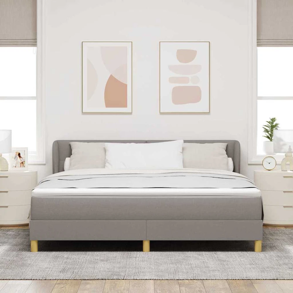 Kiemas lova su galvūgalio Tortora 180 x 200 cm audinys