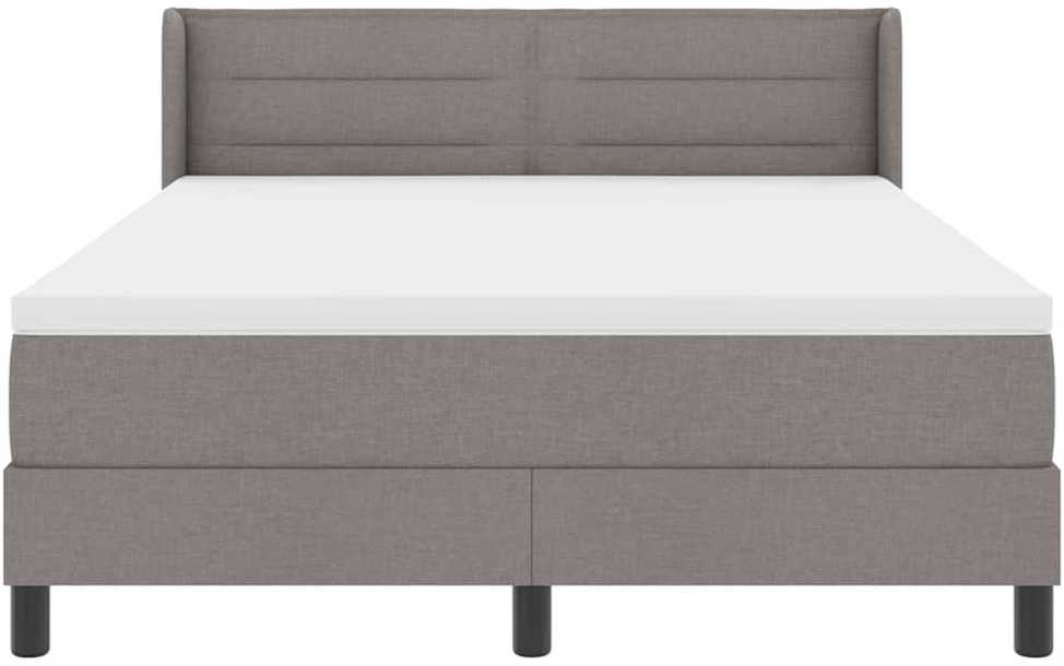 Kiemas lova su galvūgalio Taupe 200 x 160 cm audinys