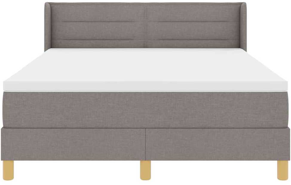Kiemas lova su galvūgalio Taupe 200 x 160 cm audinys