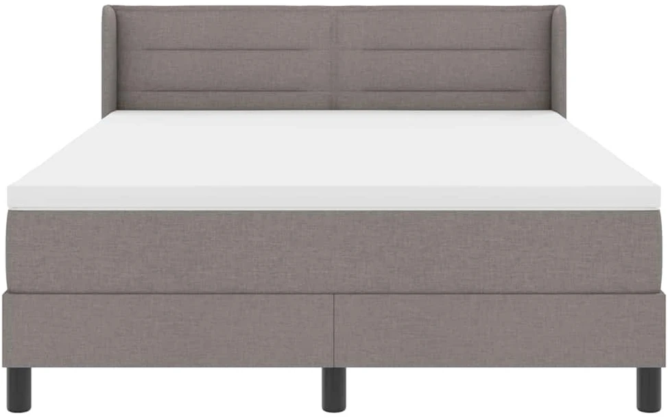 Kiemas lova su galvūgalio Taupe 200 x 140 cm audinys