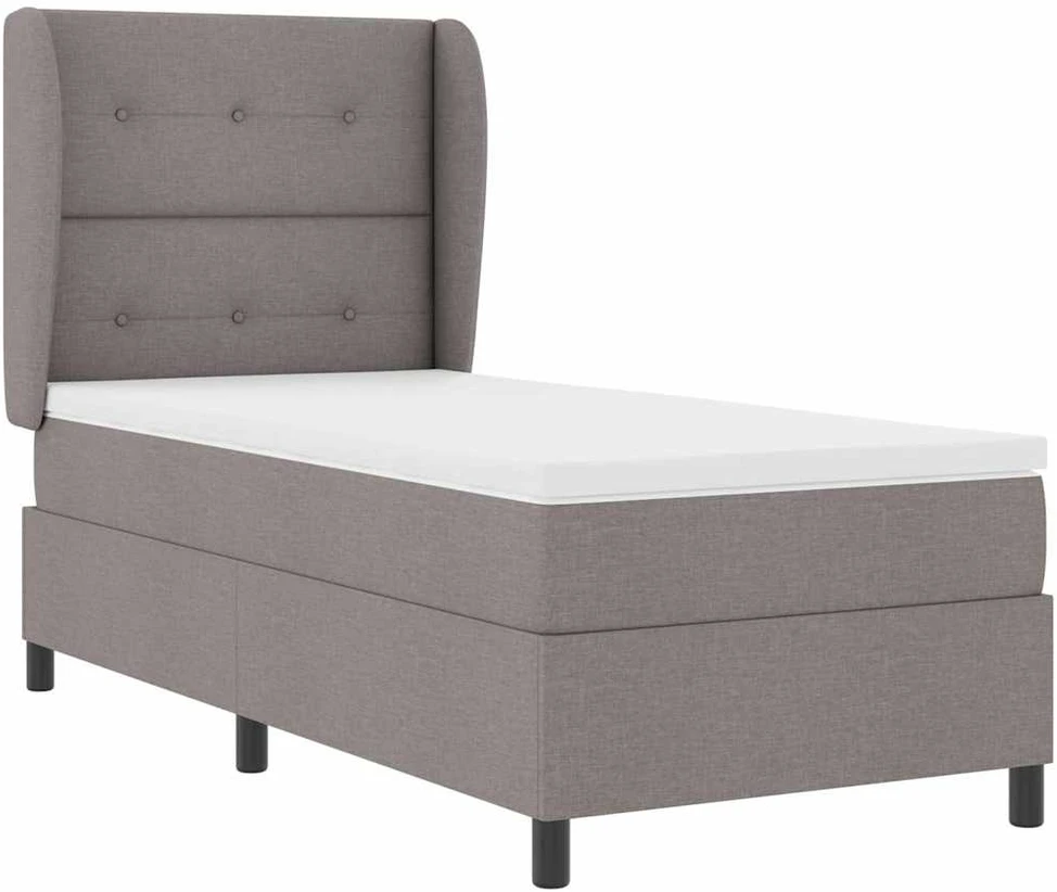 Kiemas lova su galvūgalio Tortora 100 x 200 cm audinys