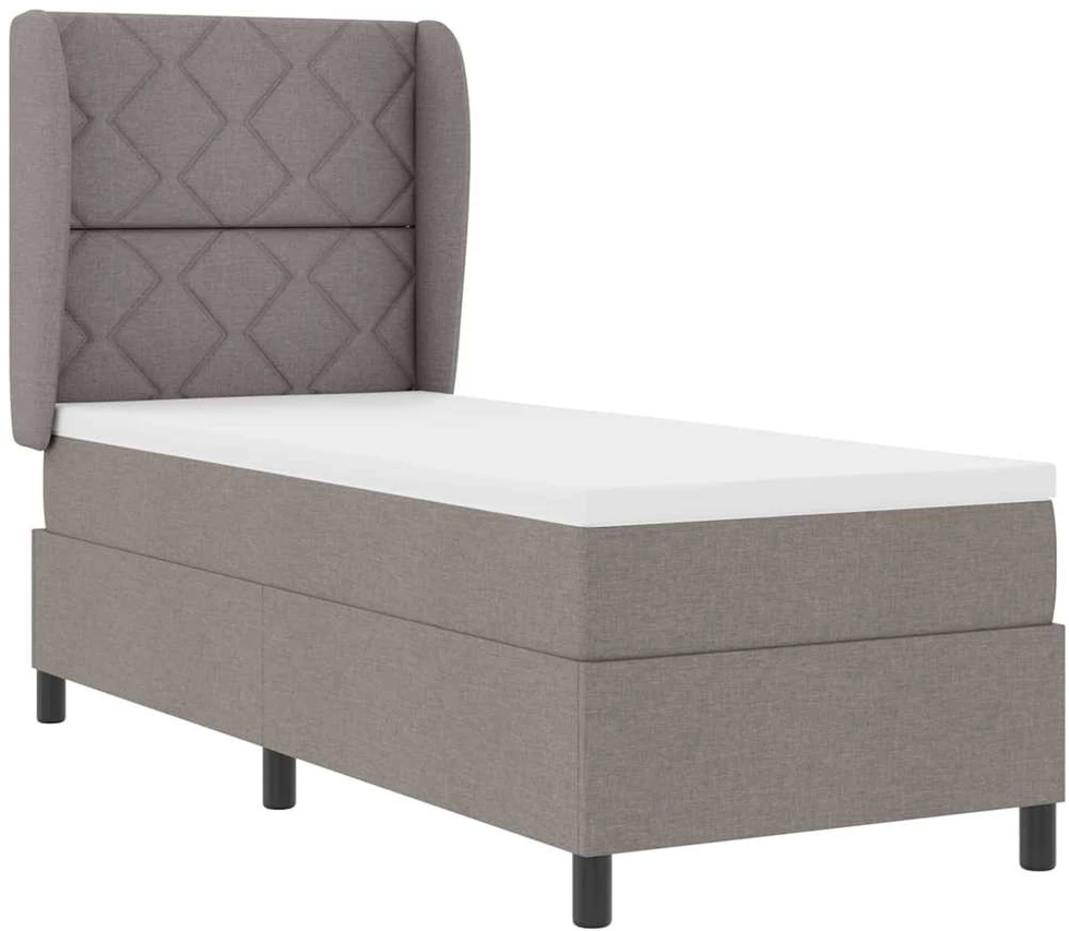 Kiemas lova su galvūgalio Tortora 80 x 200 cm audinys