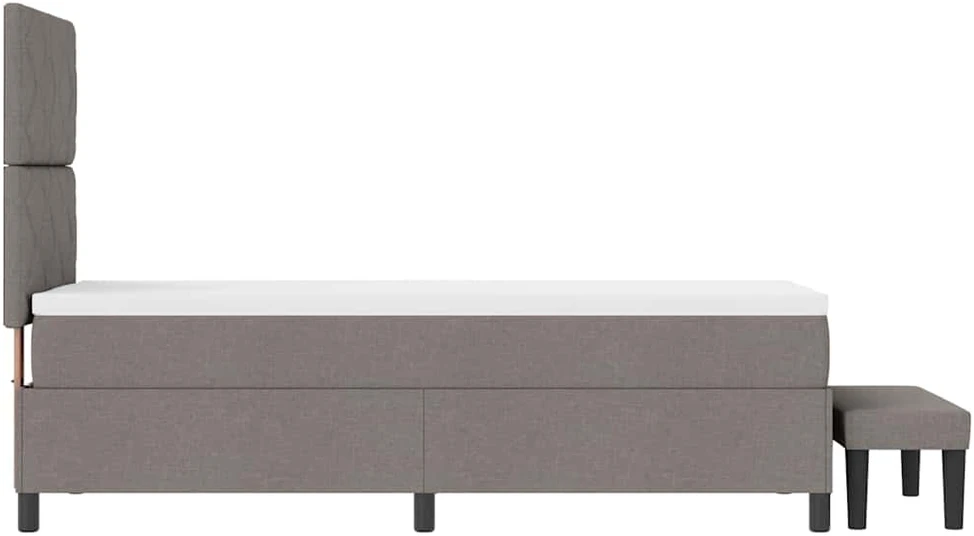 Kiemas lova su galvūgalio Tortora 80 x 200 cm audinys