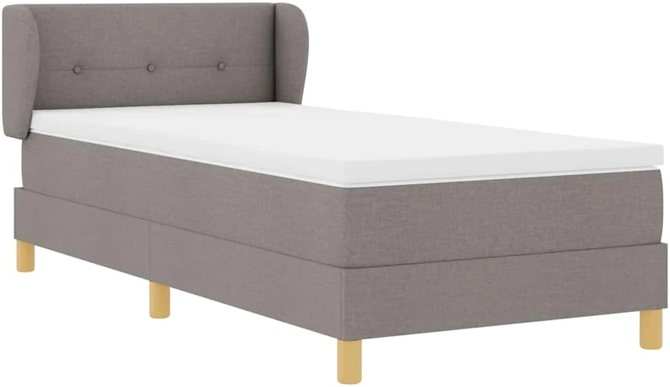 Kiemas lova su galvūgalio Tortora 90 x 190 cm audinys