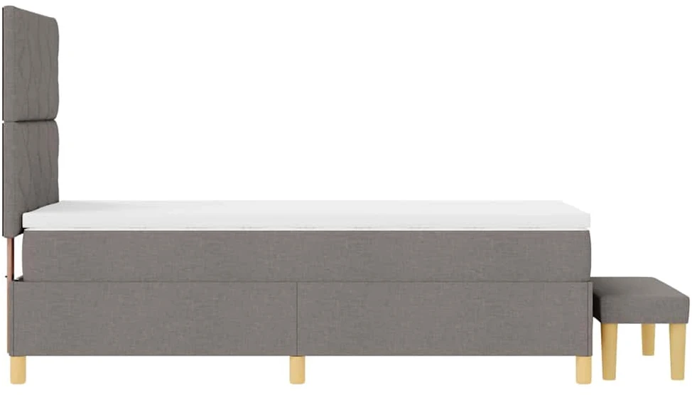 Kiemas lova su galvūgalio Tortora 90 x 200 cm audinys