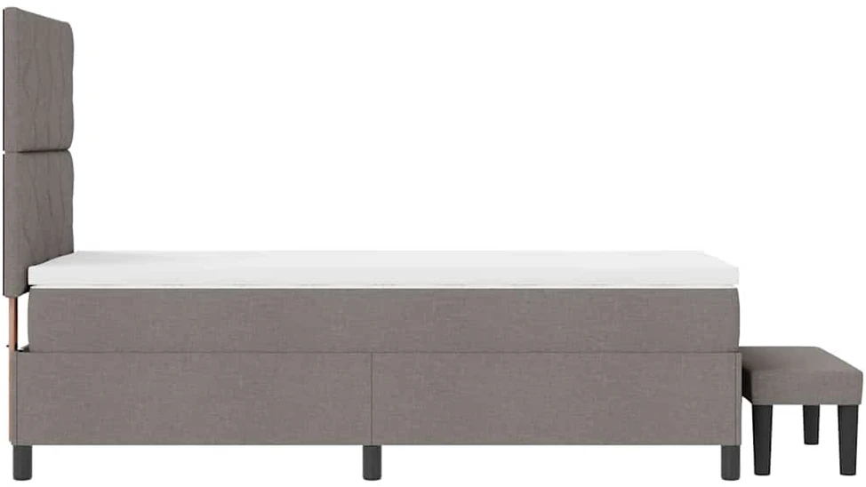 Kiemas lova su galvūgalio Tortora 90 x 200 cm audinys