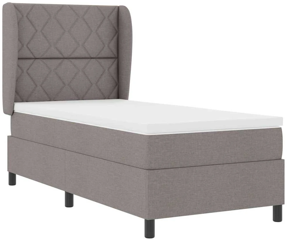 Kiemas lova su galvūgalio Tortora 90 x 200 cm audinys