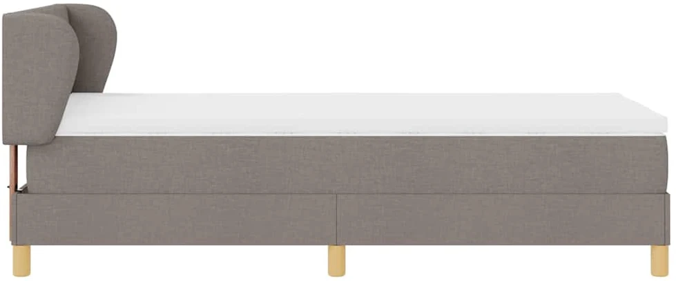 Kiemas lova su galvūgalio Tortora 90 x 200 cm audinys