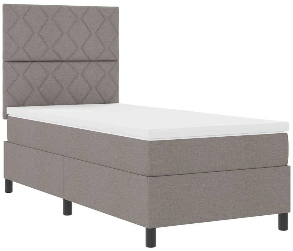 Kiemas lova su galvūgalio Tortora 90 x 200 cm audinys