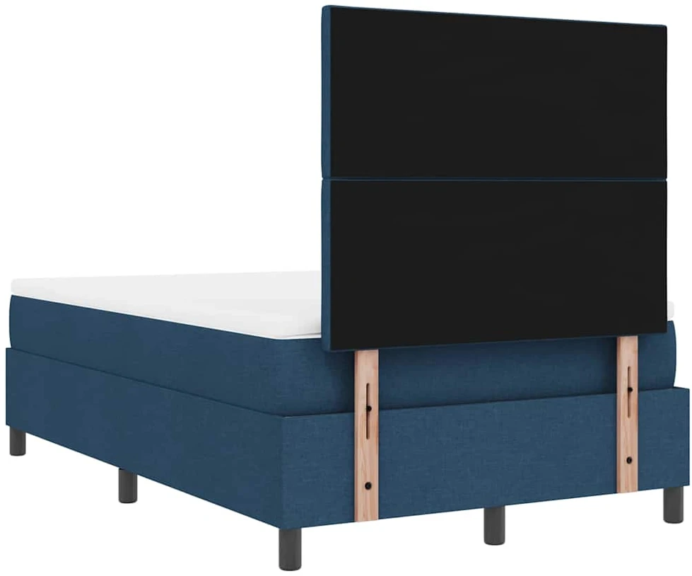 Kiemas lova su LED juostelėmis Mėlyna 120 x 190 cm audinys