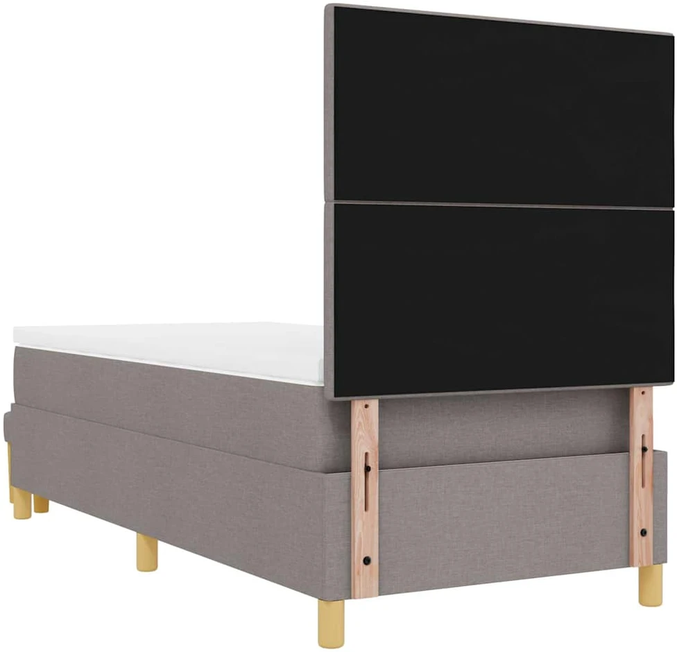 Kiemas lova su pagalve Tortora 200 x 90 cm audinys