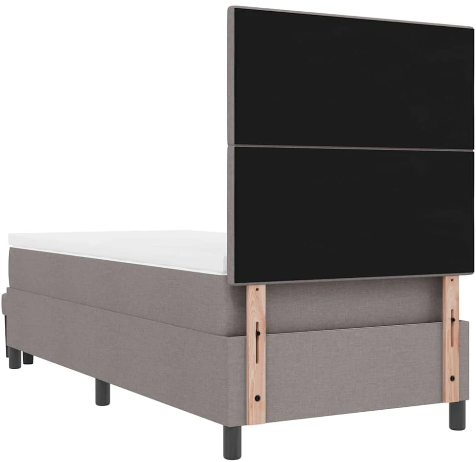 Kiemas lova su pagalve Tortora 90 x 200 cm audinys