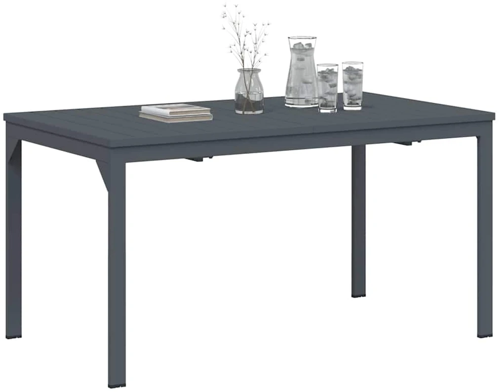 Kiemo stalas Antracitas 180 x 80 x 74 cm