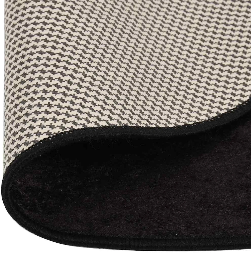 Kilimas, antracito spalvos, 120cm, neslystantis, skalbiamas