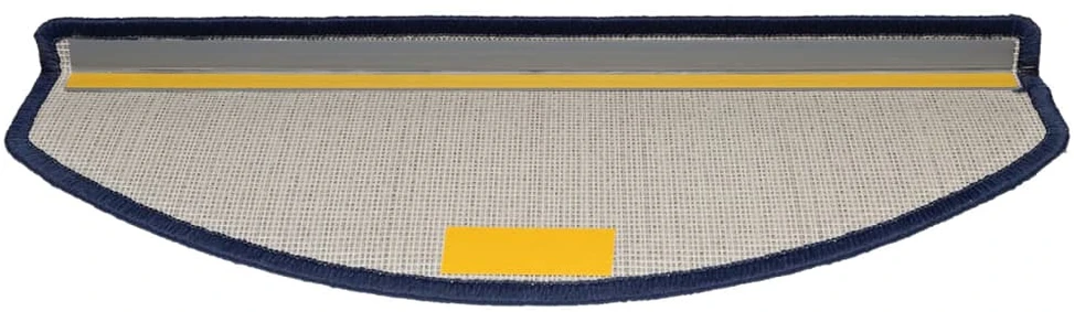 Kilimėliai laiptams, 15vnt., mėlynos spalvos, 65x24x4cm