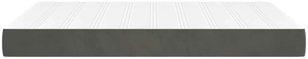 Kišeninis spyruoklinis čiužinys 120 x 210 x 20 cm Tamsiai pilka