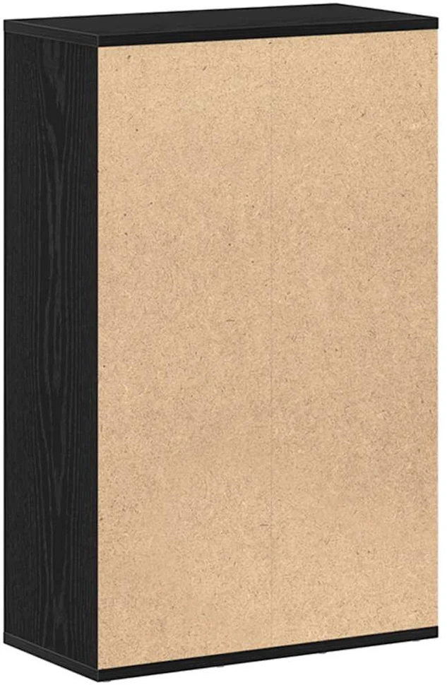 Knygų lentyna, juodo ąžuolo spalvos, 50x25x80cm, inžinerinė mediena