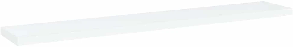 Knygų lentynos plokštės, 4vnt., baltos, 60x10x1,5cm, MDP