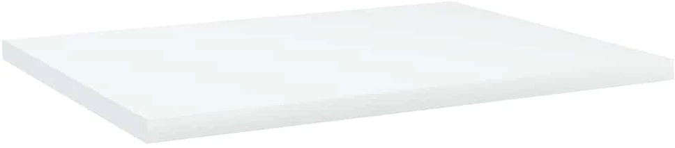 Knygų lentynos plokštės, 4vnt., baltos, 40x30x1,5cm, MDP