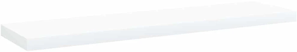 Knygų lentynos plokštės, 4vnt., baltos, 40x10x1,5cm, MDP