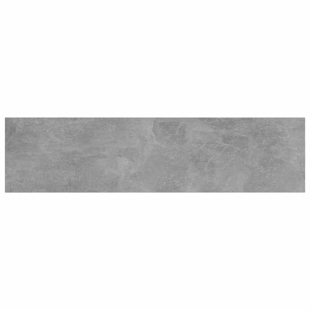 Knygų lentynos plokštės, 4vnt., betono pilkos, 40x10x1,5cm, MDP