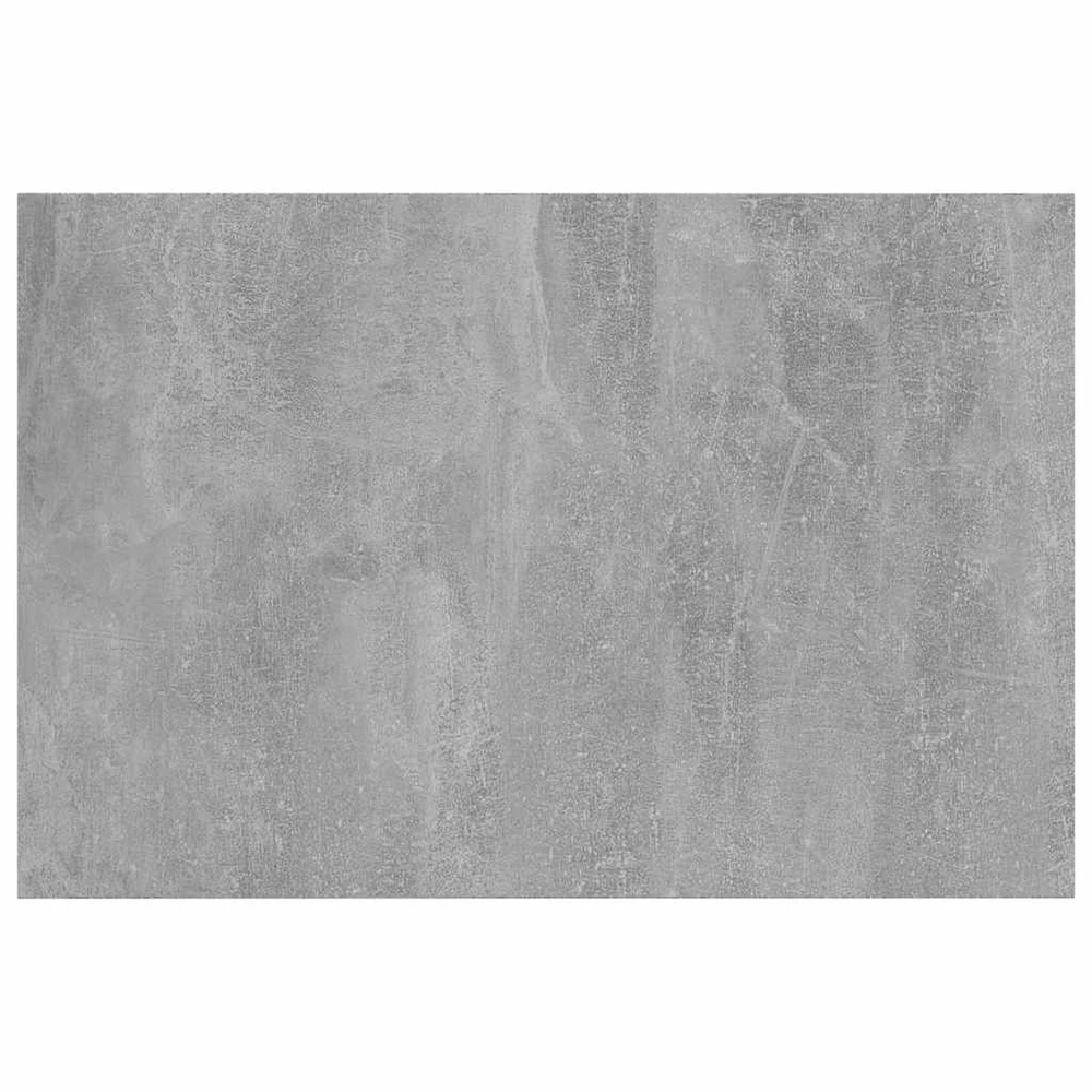 Knygų lentynos plokštės, 4vnt., betono pilkos, 60x40x1,5cm, MDP