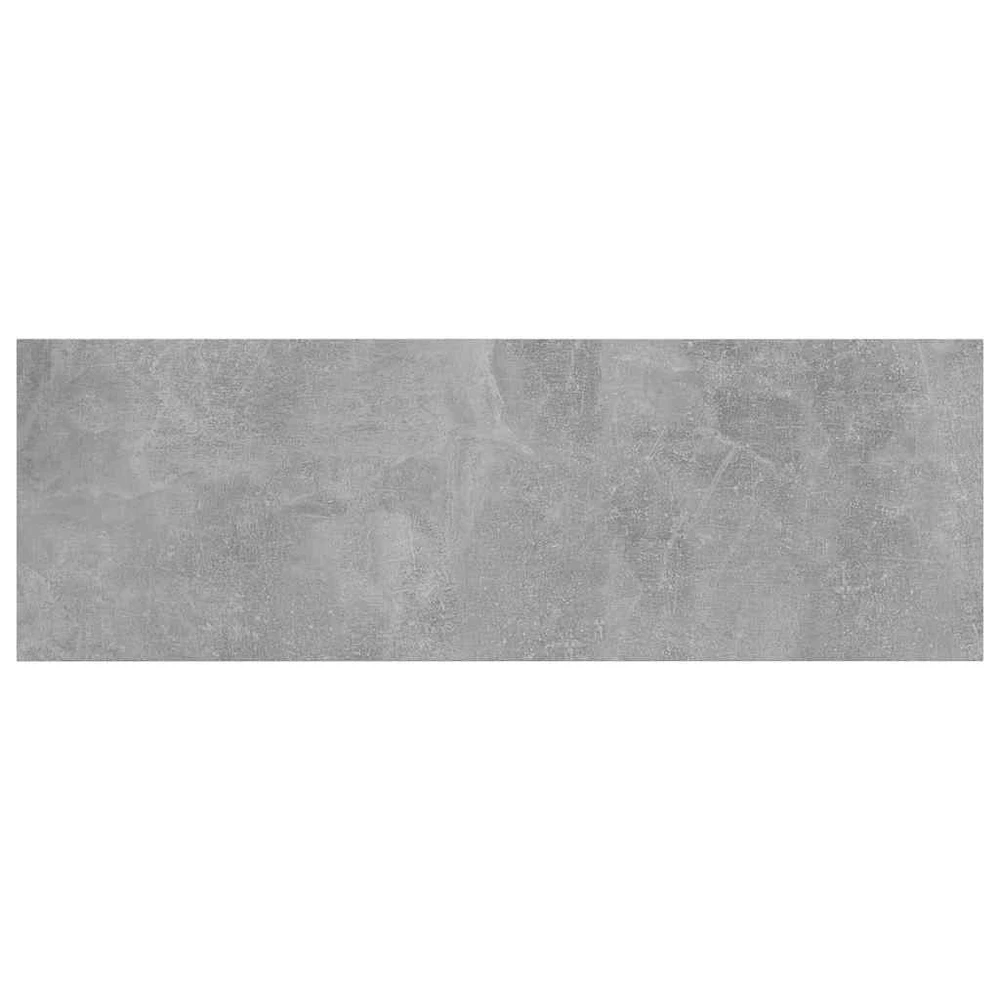 Knygų lentynos plokštės, 4vnt., betono pilkos, 60x20x1,5cm, MDP