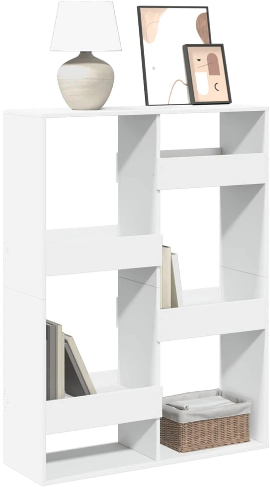 Knygų spinta, baltos spalvos, 100x33x135cm, apdirbta mediena