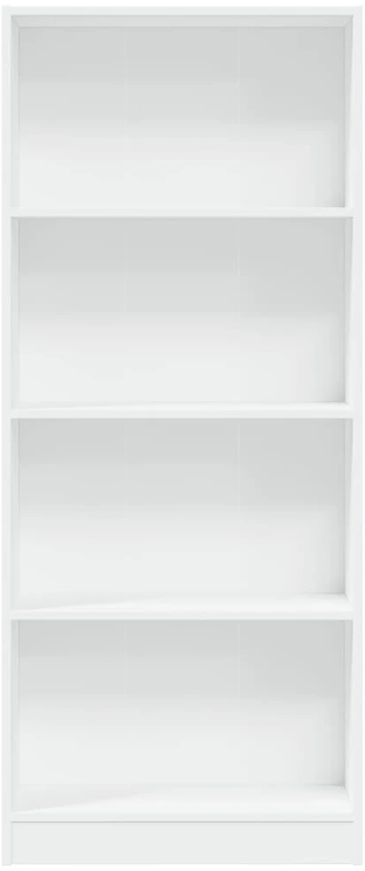 Knygų spinta, baltos spalvos, 60x24x143cm, apdirbta mediena