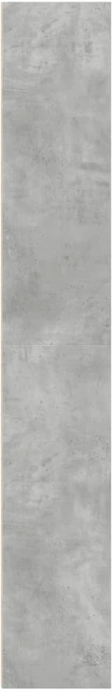 Knygų spinta, betono pilka, 40x30x189cm, apdirbta mediena