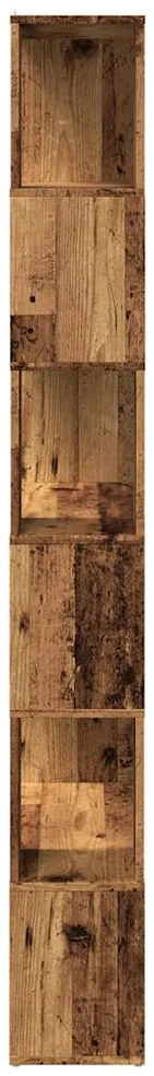 knygų spinta/kambario pertvara Old Wood 80x24x186 cm