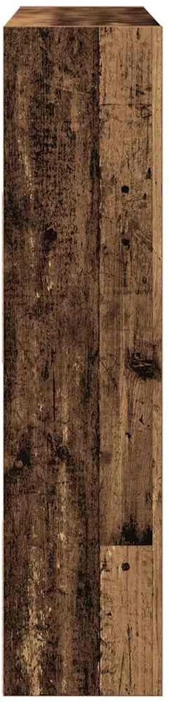 knygų spinta/kambario pertvara sena mediena 105x24x102 cm