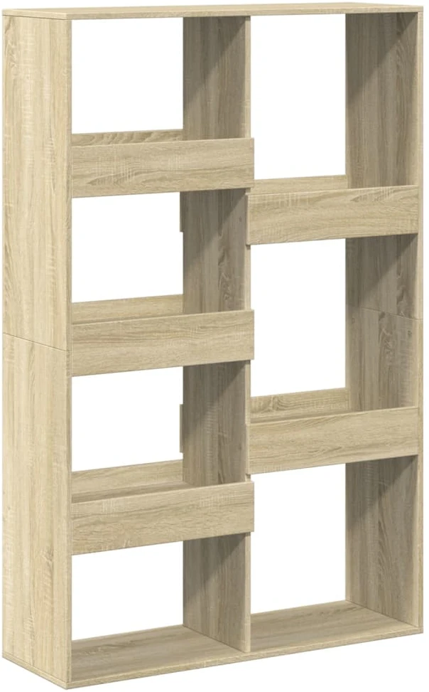 Knygų spinta, sonoma ąžuolo, 100x33x155,5cm, apdirbta mediena