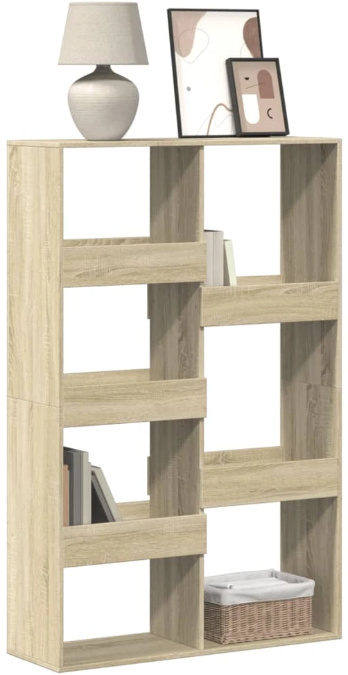 Knygų spinta, sonoma ąžuolo, 100x33x155,5cm, apdirbta mediena