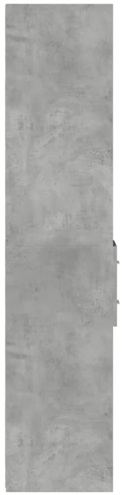 Komoda, betono pilkos spalvos, 30x42,5x185cm, apdirbta mediena