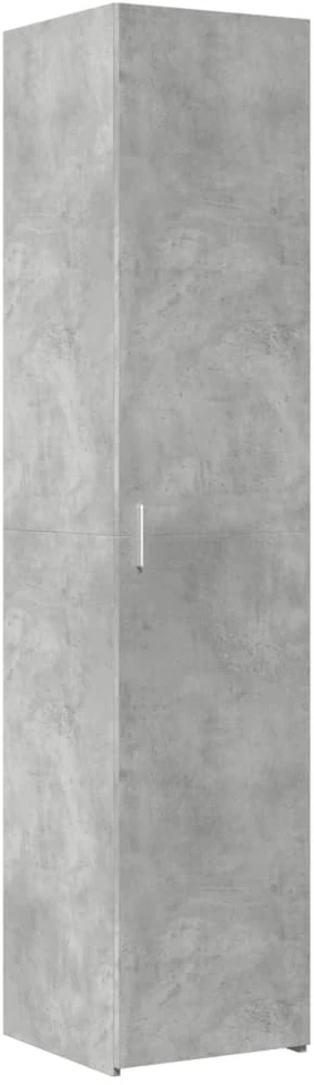 Komoda, betono pilkos spalvos, 40x42,5x185cm, apdirbta mediena