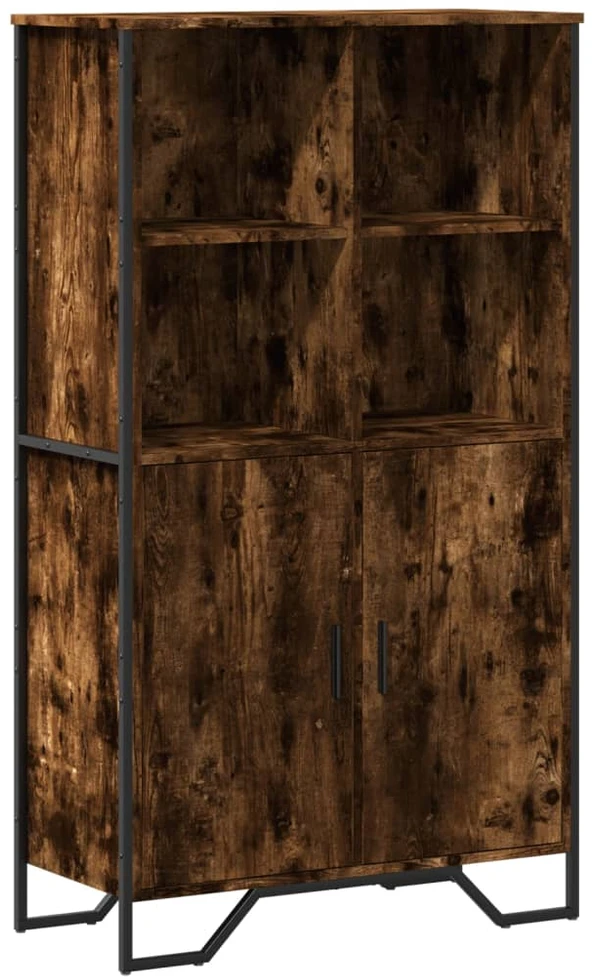 Komoda, dūminio ąžuolo, 79,5x35,5x137,5cm, apdirbta mediena