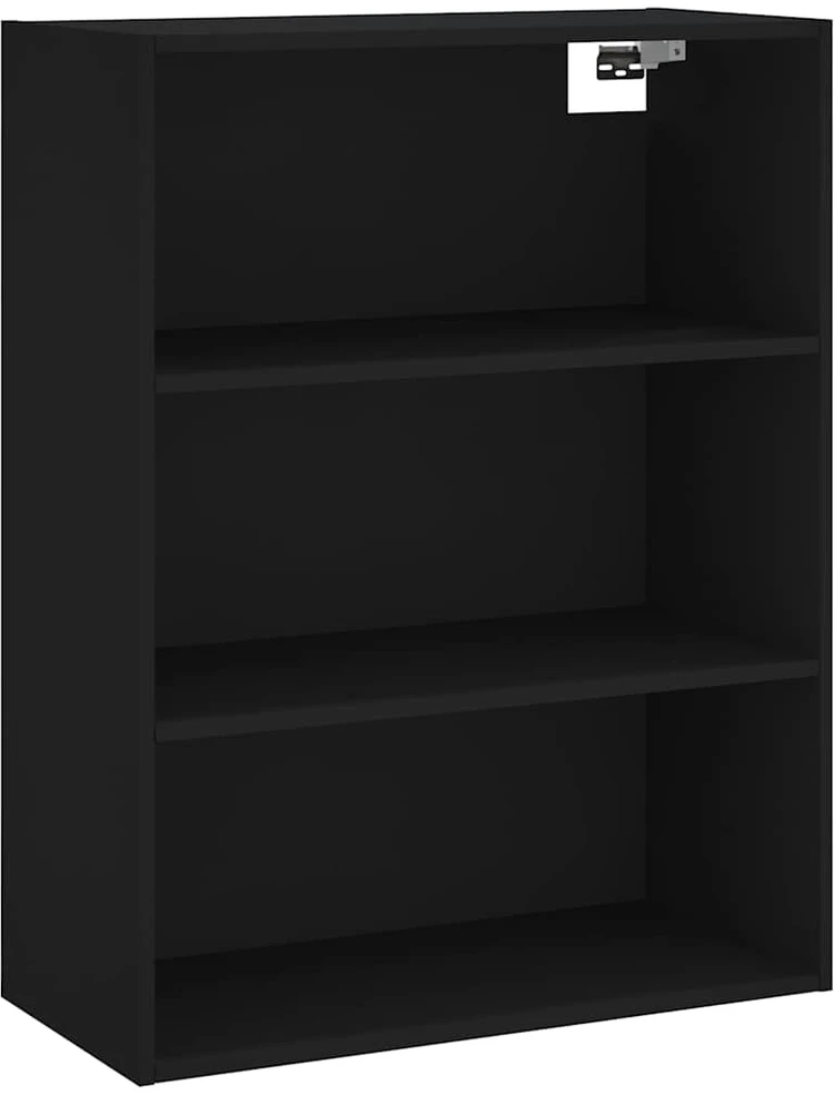 Komoda, juodos spalvos, 69,5x34x180cm, apdirbta mediena