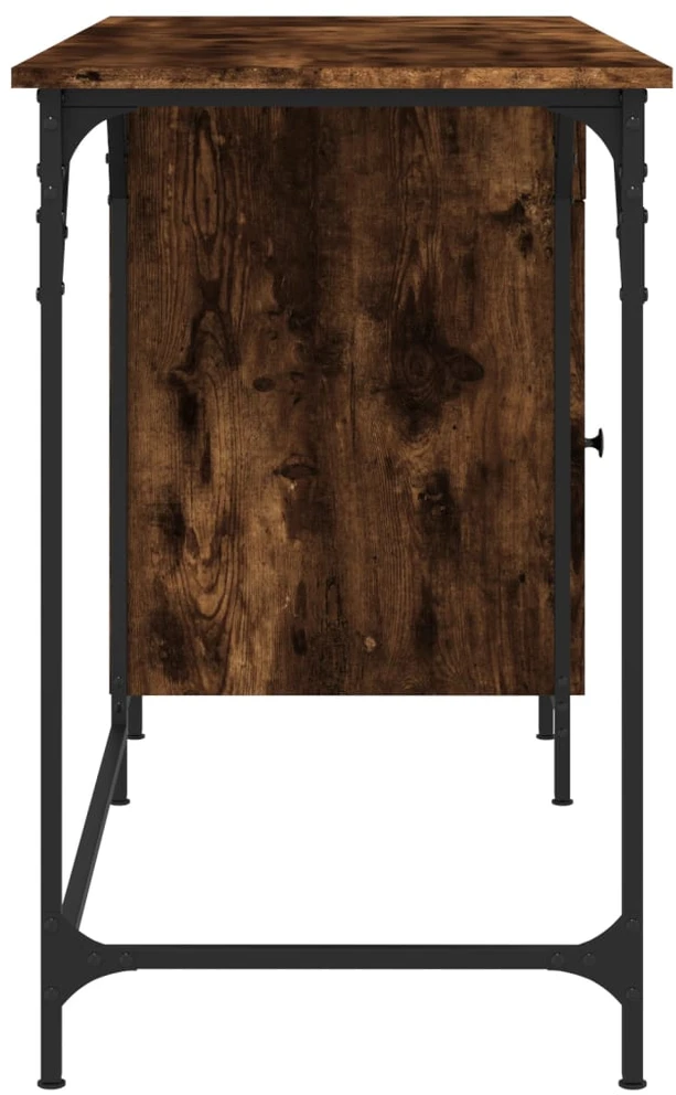 Kompiuterio stalas, dūminio ąžuolo, 131x48x75cm, mediena