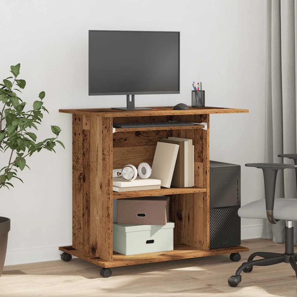 Kompiuterio stalas Senas medis 80x50x75 cm Engineered Wood